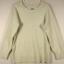 Gap Mens Pullover Crew Neck Knit Sweater Long Sleeve Size S Light Cream
