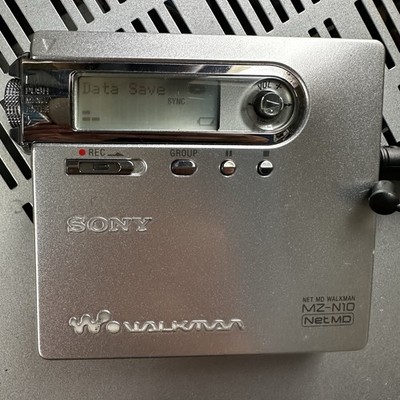 SONY MZ-N10 NET MD WALKMAN Silver Tested Working Main unit only | eBay