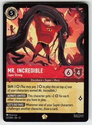 Mr. Incredible - Super Strong 127/204 Wilds Unknown Legendary