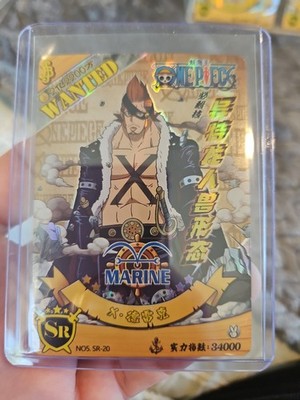 X Drake SR NO5 SR-20 One Piece Anime Card Holo Foil