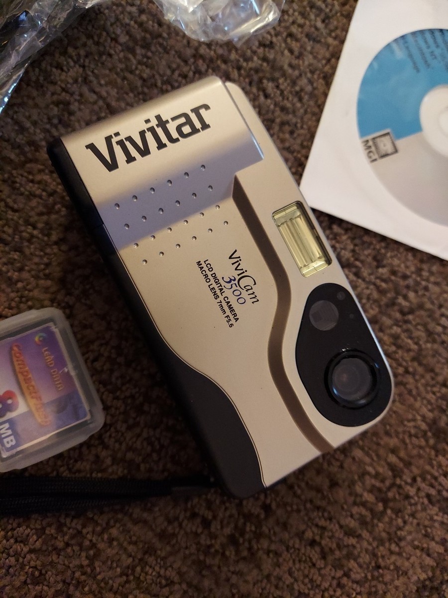 Vivitar Vivicam Digital Camera 3500 Vintage Macro Lens 7mm F5.6