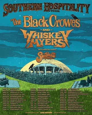 Black Crowes Whiskey Myers Tour 2026 Poster