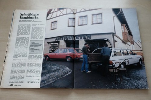 Auto Motor Sport AMS 06/1981 Mercedes 230 TE W123 mit 136PS besser als...?
