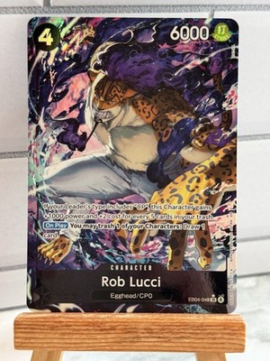 One Piece Rob Lucci Alt Art SR Adventure On Kami's Island EB04-048