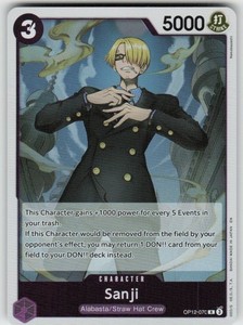 Sanji (070) OP12-070 Legacy of the Master Rare Foil