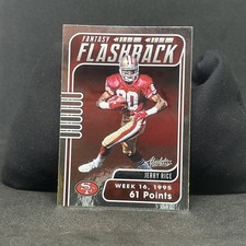 NM 2020 Panini Absolute Jerry Rice FANTASY FLASHBACK San Francisco 49ers #FF-JR