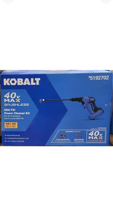 #ad Kobalt 600 PSI Cold Water Outdoor Power Cleaner Battery Charger KPC 1040A 03 $99.99