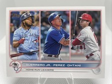 2022 Topps Series 1 - League Leaders Shohei Ohtani, Vladimir Guerrero Jr.,...