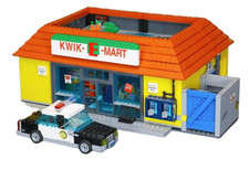 Kwik-E-Mart Bauset / 2179 Teile & 6 Figuren