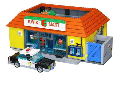 Kwik-E-Mart Bauset / 2179 Teile & 6 Figuren