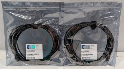 Lot Of 2 Ubiquiti Networks UC-Patch-3M-RJ45-BK Networking Cable Black Cat6 - New