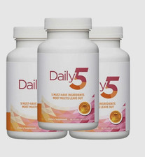 Doctors' Preferred Daily5 90 Vegan Capsules Dietary Supplement 1-3 pack