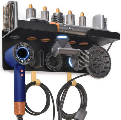 Wall Mount Holder Compatible for Dyson Hair Dryer Supersonic Nural Airwrap Hair