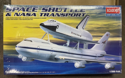 Space Shuttle & NASA Transport  Academy 1/288 Scale Unassembled Kit#12708 - NIB