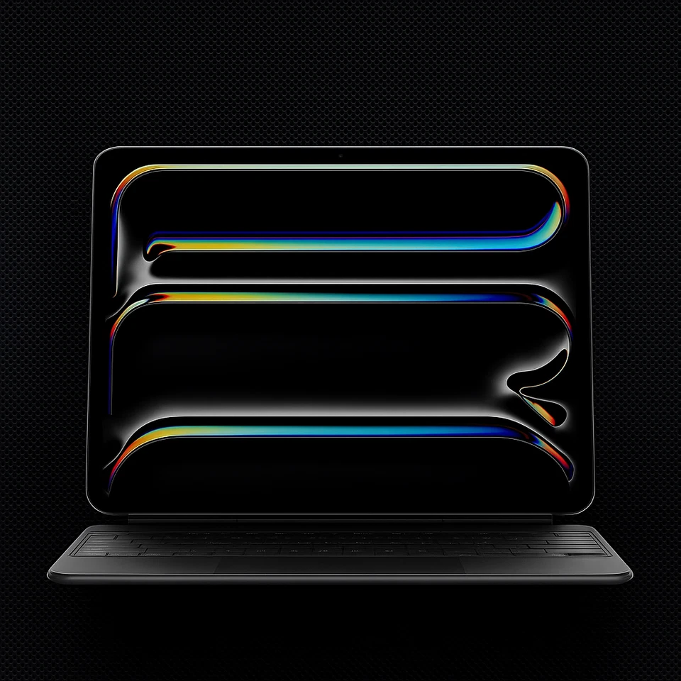 Apple Magic Keyboard MWR53D/A iPad Pro 13 2024 QWERTZ Tastatur Schwarz Neu OVP