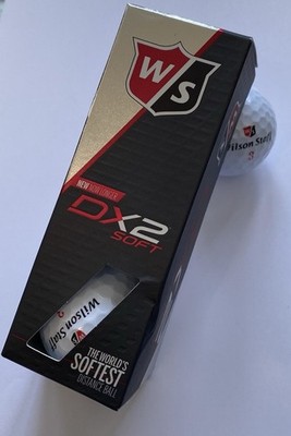 Golfbälle 3 Stück Wilson DX2 Soft