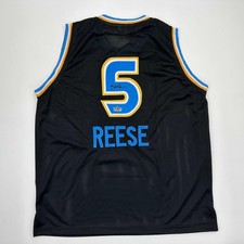 Facsimile Autographed Angel Reese Chicago Black Jersey Size Men's XL