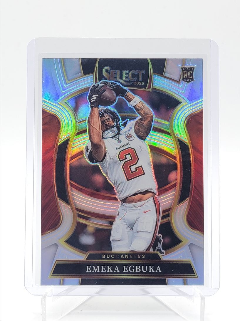 EMEKA EGBUKA 2025 SELECT CONCOURSE ROOKIE SILVER PRIZM BUCCANEERS RC Q4274