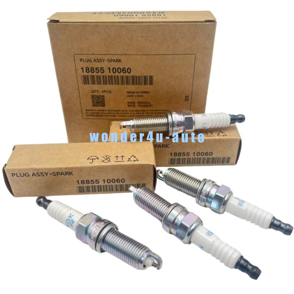 Spark Plug 4pcs For Hyundai Sonata Tucson Kia Optima Sportage 2.4l 18847-11160