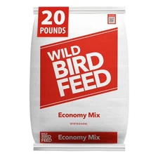 [SALE] Economy Mix Wild Bird Feed, Value Bird Seed Blend, Dry, 20 lb Bag NEW USA