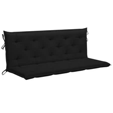 vidaXL Cushion for Swing Chair Black 59.1" Fabric