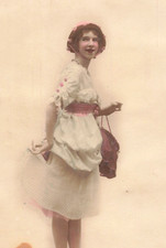 Clara Zelig c1900 Photo Vaudeville Girl Stage Dancer Theater Pretty *P185c