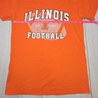 Gildan Illinois Fighting Illini Football Shirt Orange Short Sleeve Men's Size S — photo 5