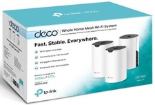 TP-Link AC1200 Deco M4 Whole-Home Mesh Wi-Fi System - White Pack of 3 BRAND NEW