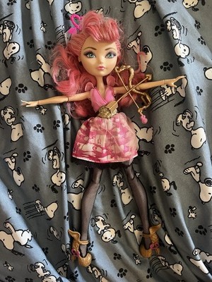 Mattel Ever After High C.A. Cupid Fashion Doll Pink Hair Gold Accessories