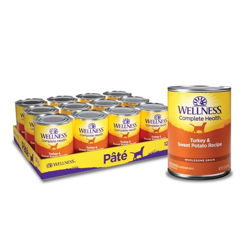 Complete Natural Wet Canned Dog Food Turkey & Sweet Potato, 12.5 Oz (Pack of 12)