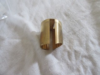 AMAL 289 BRASS CARBURETTOR THROTTLE SLIDE NO3 LIGHTLY USED. B4