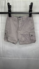 Polo Ralph Lauren Unisex Baby Toddler 2/2T Gray Cotton Cargo Shorts Pockets