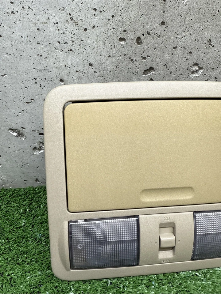 05-13 Nissan Frontier Xterra Pathfinder Consola Superior Mapa Domo Luz OEM Bronceado Foto 3 de 4