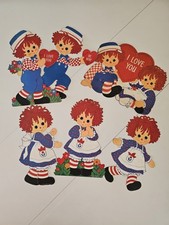Lot 6 of 1976 valentines day diecuts raggedy ann and andy the bobbs-merrill co. 
