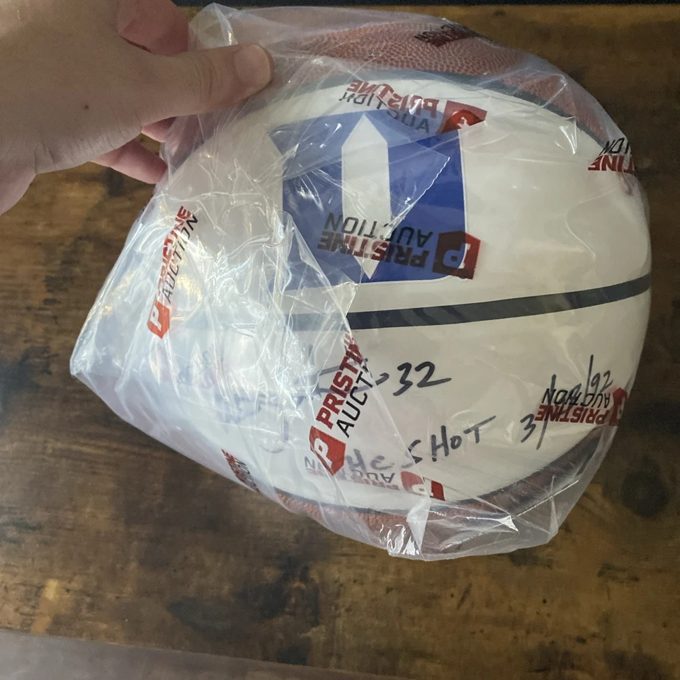 Christian Laettner Signed Duke Logo Basketball Inscribed "The Shot 3/28/92" - Image 2 of 2