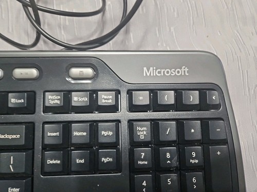 Microsoft Natural Ergonomic 4000 v1.0 Keyboard Tested Works - Picture 2 of 10
