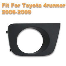 Parachoques delantero derecho luz antiniebla agujero cubierta bisel para Toyota 4Runner 2006-2009