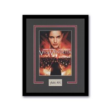 V for Vendetta Natalie Portman Autograph 11x14 Framed Poster Photo ACOA
