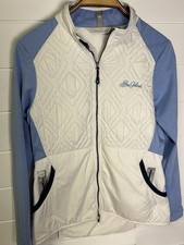 Peter Millar Jacket Women s Medium Madeline Hybrid Blue Sea Quilted Full Zip
