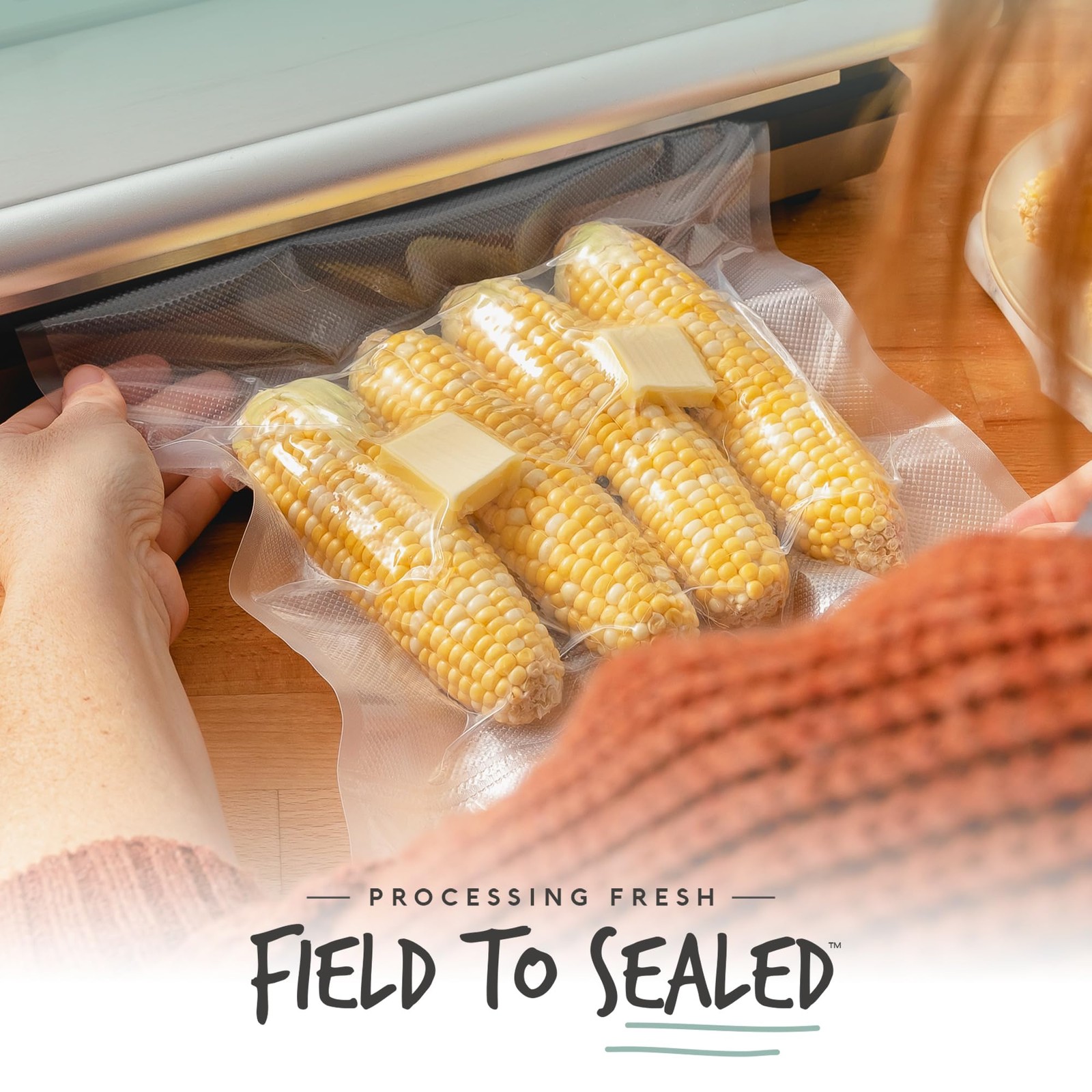 Vacuum Seal Rolls, Vac Seal Bags for Food Storage, Meal Saver Freezer Vacuum ...