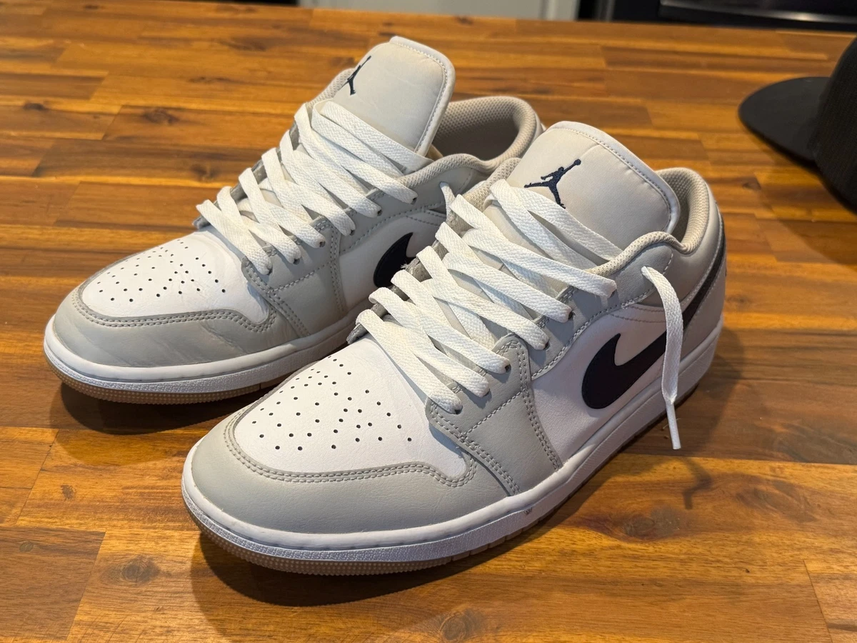 Jordan 1 Low Grey White for Sale | Authenticity Guaranteed | eBay