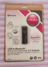 Aluratek Bluetooth Enhanced Data Rate 2.0 Adapter Model ABD2020 NOS