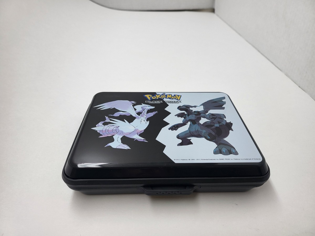 NEW MINT POKEMON BLACK /WHITE HARD SHELL TRAVEL CASE FOR 3DS/ 3DS