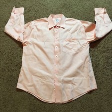 Pronto Uomo Non Iron Cotton Shirt Size 17 Career Office Work Dress