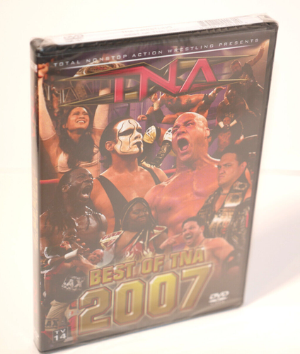 TNA WRESTLING: BEST OF 2007 *BRAND NEW* DVD AJ STYLES, KURT ANGLE, STING ROH AEW