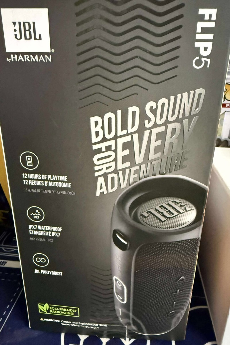 極美品！JBL FLIP5 Bluetoothスピーカー 黒 JBL Flip 5
