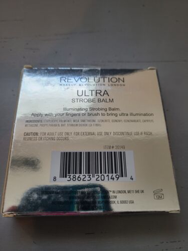 New In Box Makeup REVOLUTION Ultra Strobe Balm Highlighter Shade Hypnotic - Picture 2 of 2