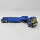 Vintage Diecast 1970s Tonka Truck Lowboy Flatbed Trailer - Blue 55010