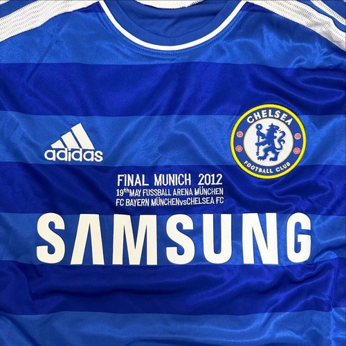Chelsea Didier Drogba #11 2011/012 Champions League Long Sleeve Retro Jersey - Picture 4 of 7