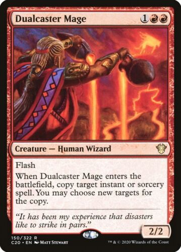 1x - Dualcaster Mage - Commander 2020 - NM MTG